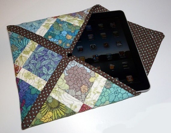 Quilted iPad Bag - Envelope Style - Pattern no. 502 Quilted iPad Bag - Envelope Style - Pattern no. 502
