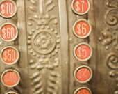 Fine Art Photography - Original Signed Photographic Print - 8x8 - Antique Cash Register : Kalamazoo, MI