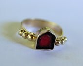 watermelon heaven ring... sterling silver watermelon tourmaline ring