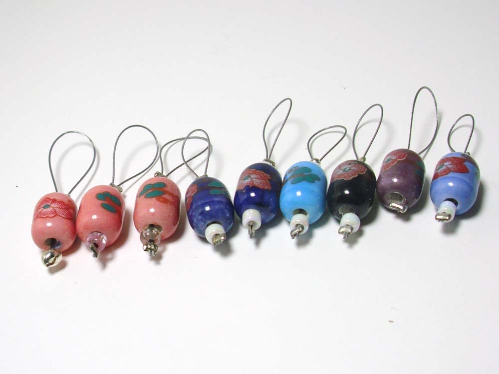 porcelain stitch markers