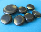 7 Tight Top Celluloid Vintage Buttons