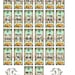 Vintage alphabet letters digital collage sheet 1x2 inch domino art download shabby chic jewelry making paper supplies(081) BUY 3 GET 1 FREE
