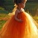 Burnt Orange Tutu Dress or Tutu---Available in Many Color Combinations----Perfect for WEDDINGS