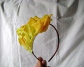 Sunbeam Yellow Flower Petal Headband