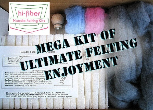 Mega Kit of Ultimate Felting Enjoyment