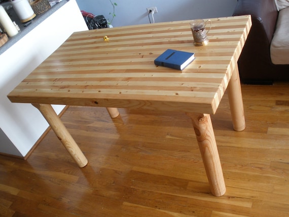 Butcher Block Dining Table by INGFURNITURE on Etsy