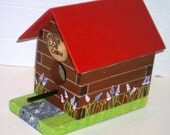 Lil' Log Cabin Birdhouse