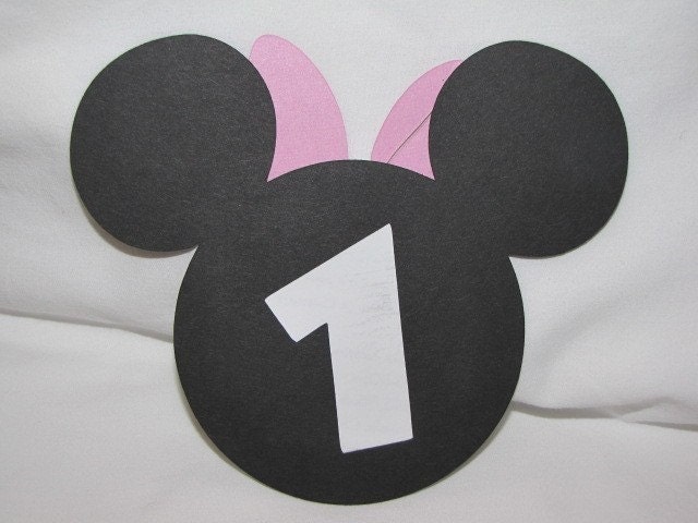Handmade Minnie Mouse Invitations QTY 20