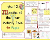 12 Months of the Year Activity Pack