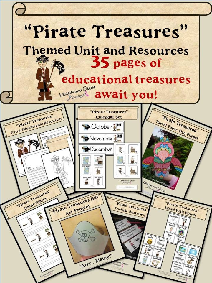 Pirate Treasures- Educational Themed Mini Unit