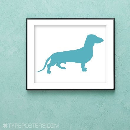 Dachshund Dog Art Print