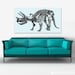 Triceratops Skeleton Huge Art Print