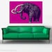 Magenta Mammoth Huge Art Print