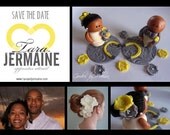 Fondant bride & groom personalized (EDIBLE) Il_170x135