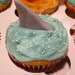12 fondant shark fins (EDIBLE)