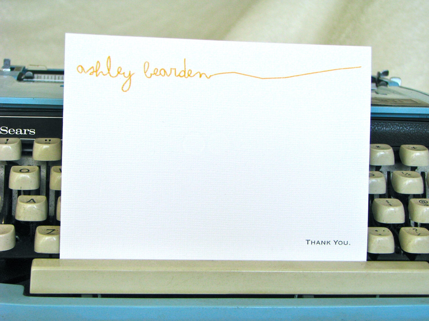 The Minimalist: Personalized & Customizable Thank You Cards - Set of 10 from anna.michelle Cards