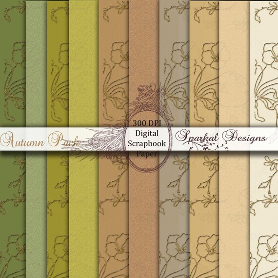 Digital Paper Beige Floral Digital Paper Invitation Paper Textured Background Paper Patterned Paper Scrapbook backgrounds Instant Download Il_570xn