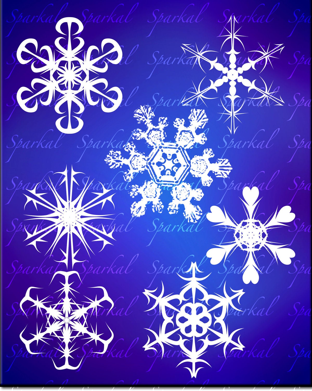 christmas clipart snowflakes - photo #38