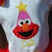 1st 2nd 3rd 4th 5th Birthday Personalized Elmo t-shirt