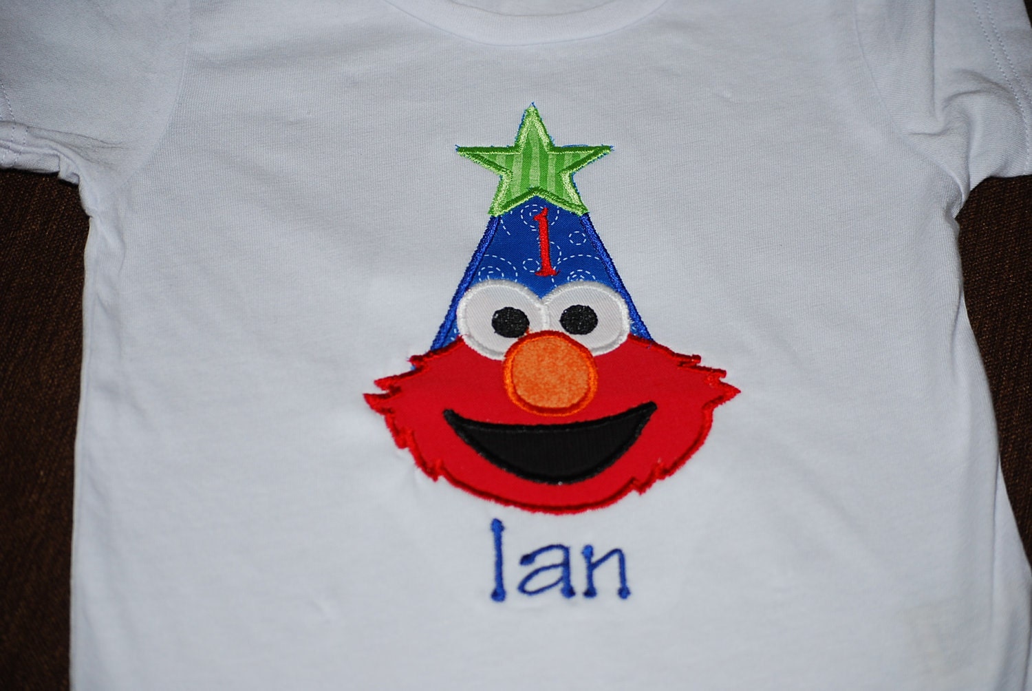 1st 2nd 3rd 4th 5th Birthday Personalized Elmo t-shirt