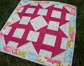 Churn Dash Mini Quilt