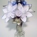 Paper Flower Wedding Bouquet- 10 inch, 18 flowers, handmade, made to order, personalized, origami, one of a kind, non traditional