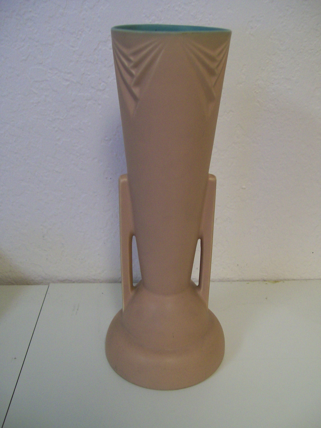 rare Coors pottery "Vail" vase 1930s art deco