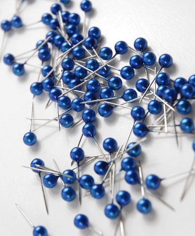 Corsage / Boutonniere Pins Blue Pixie 3/4" 100pcs