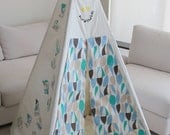 Teepee Child Play with Space Wall Art - As Seen in Studio Bambini