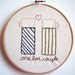 One Hot Couple-Thermos Inspired Embroidery Pattern PDF
