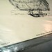 OWL - art PRINT - DRAWING by Besser - printed for Cunningham Art Products - 1971 Stapco - black and white