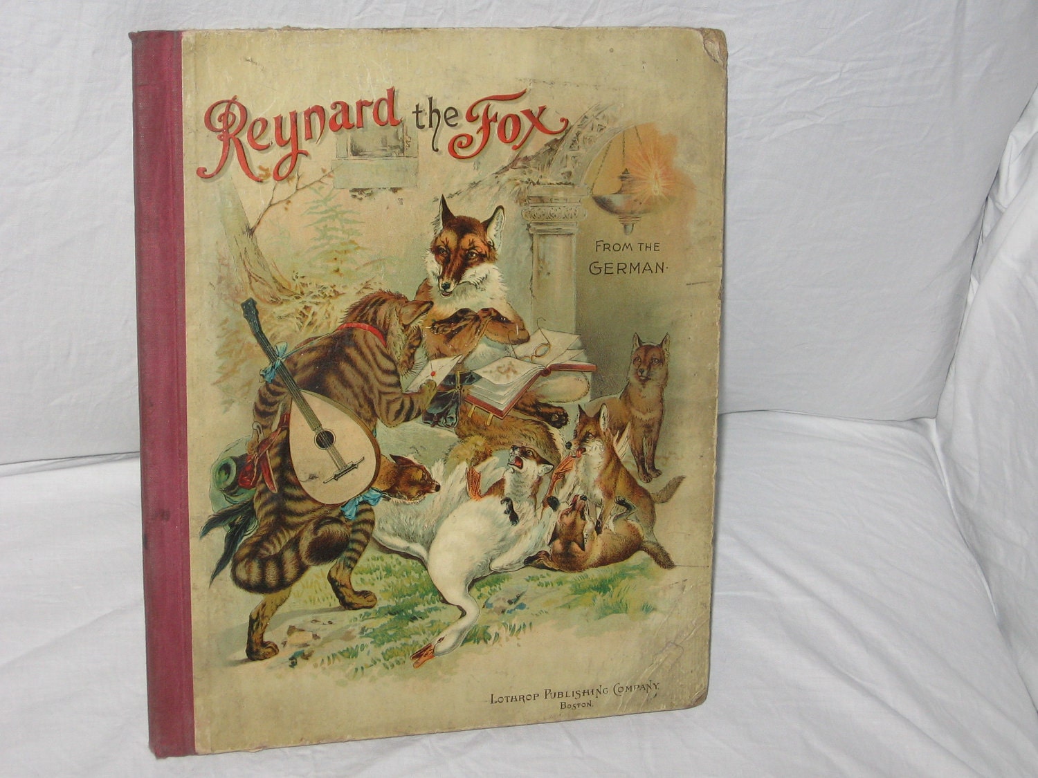 vintage 1899 copyrighted  reynard the fox