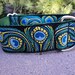 Peacock Art Dog Collar 1.5" Adjustable Quick Release img