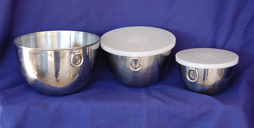 Vintage Revere Ware Stainless Steel Mixing by FunkyJunkyVintage