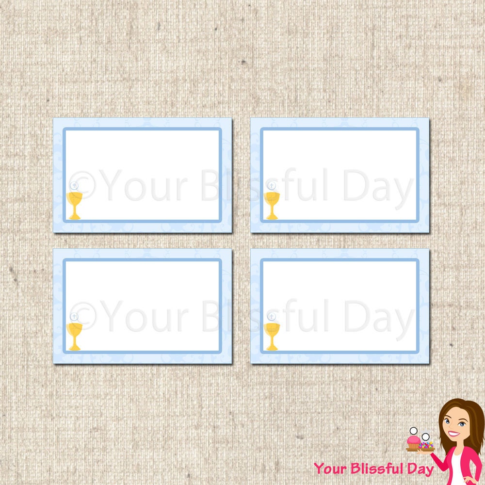 PRINTABLE First Communion Label Tents Il_570xn