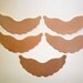 Angel Wings Wood 3-7/8 Inch 10 Pieces