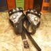 Steampunk goggles Courtesan pearl and white vintage lace  G006