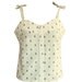 SALE 40% White with Birds and Hearts print blouse, Button down shirt, Women tank top