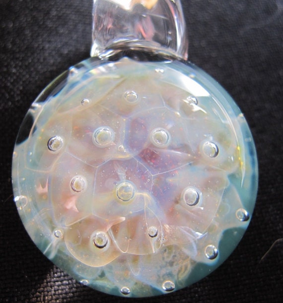 Handmade Nebula Glass Pendant (flameworked) SRA