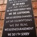 In This Family We Do... Family Rules Wood Sign