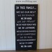 In This Family We Do... Family Rules Wood Sign