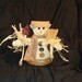 Snowman, winter decorationr, home decor snowman, folk, birdhouse with snowman, Wreath with snowman