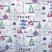 CHARMING Vintage Waverly NAUTICAL CURTAIN 54 inches Wide