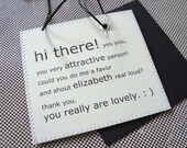 Personalized Gift for guy girl who Has Everything - Personalized leather luggage label that Charms its way Off the Carousel into Your Arms.