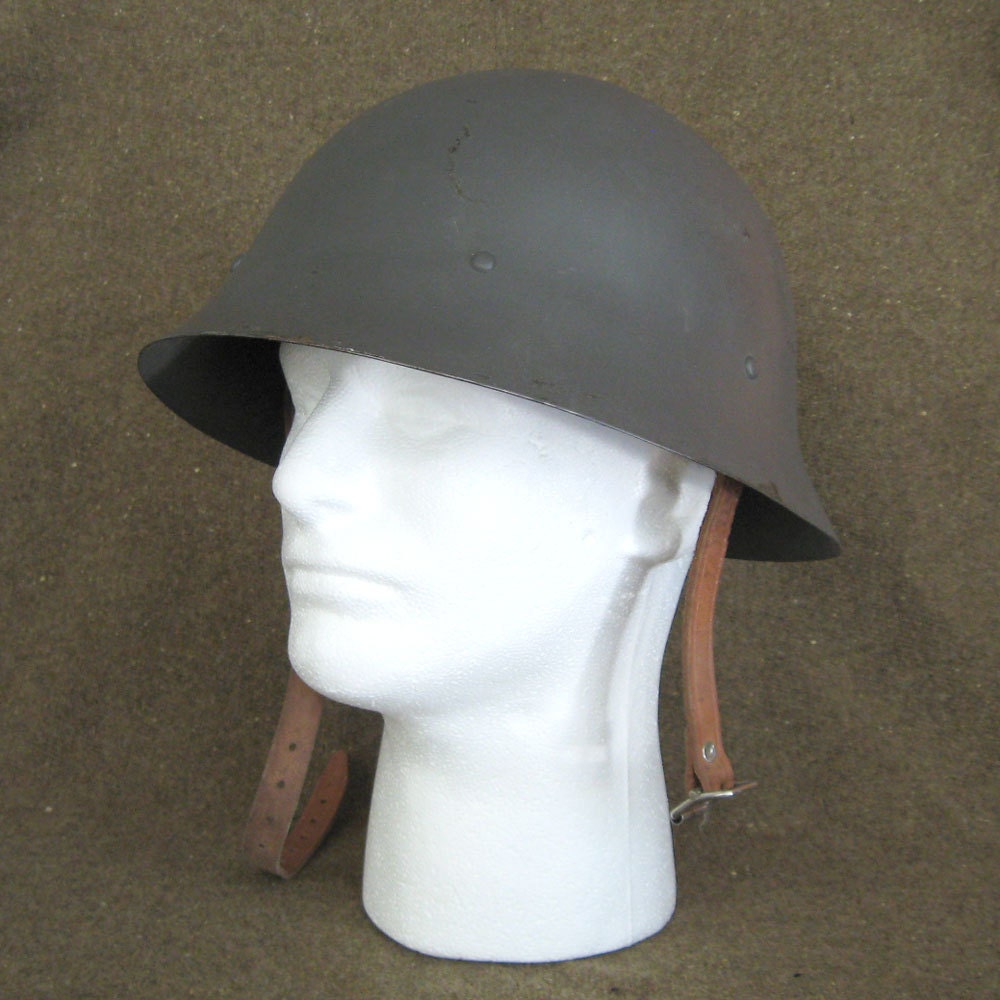 Items similar to WW2 Swedish Army Steel Helmet Surplus 1940s on Etsy