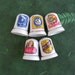 5 Vintage Advertising Porcelain Thimbles