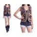 Vintage Boho Vest Ethnic Sequin Horses Ornate - S / M / L