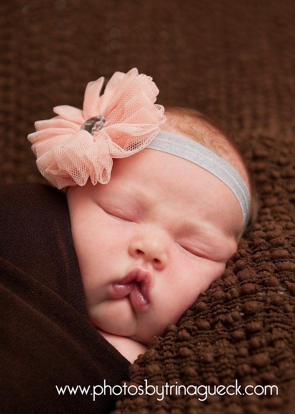 Items similar to Baby Tulle Headband, Baby Headband, Newborn Headband
