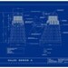 Dr. Who Dalek Humorous 16x20  Limited Edition Blueprint Poster.  "No Flying Daleks Here"