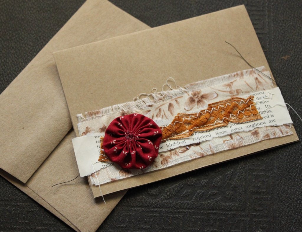Autumn colors all occasion blank greeting card